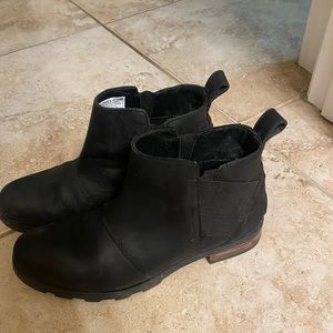 Sorrel, size 8.5, black, worn twice.